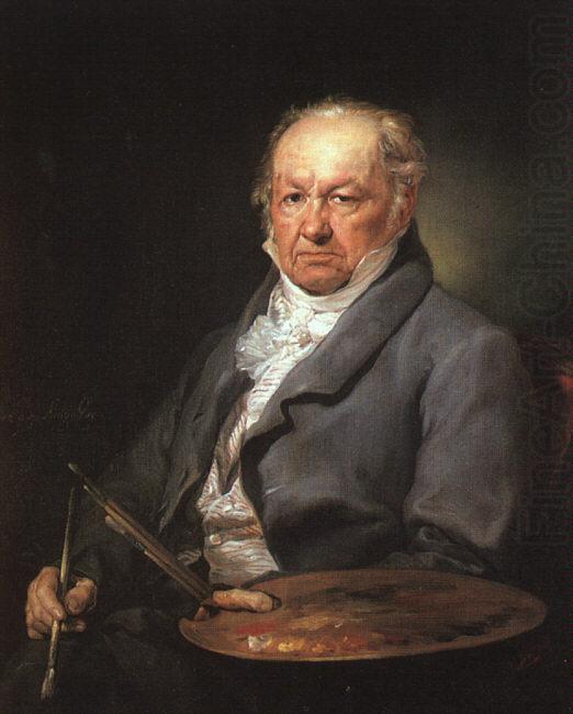 Vicente Lopez Portrait of Francisco de Goya china oil painting image